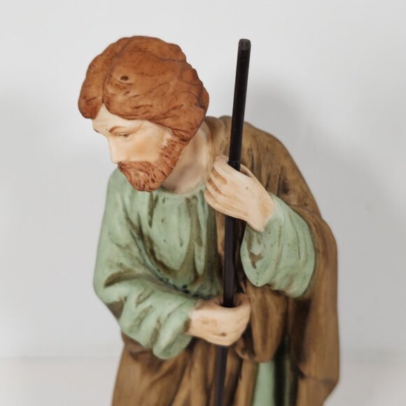 Vintage Homco Porcelain Figurine Nativity Scene Religious Collectible Home Decor - Picture 10 of 14